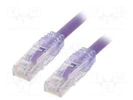 PANDUIT Patch cord Cat 6a U/UTP 0,5m violeta