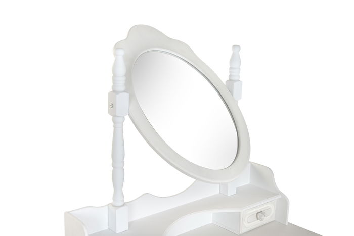 DKD Home Decor Tocador Romantico Blanco 42 x 140 x 75 cm