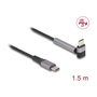 DeLOCK Cable USB Type-C a USB Type-C PD 3.0 1,5m Negro, Gris