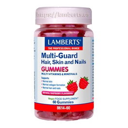 LAMBERTS Multi Guard Hair Skin Nails 60 gummies fresa