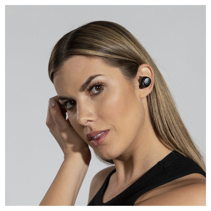 JLAB Audio Go Air True Wireless Bluetooth con estuche de carga, Black JLAB Audio Go Air True Wireless Bluetooth con estuche de carga, Black