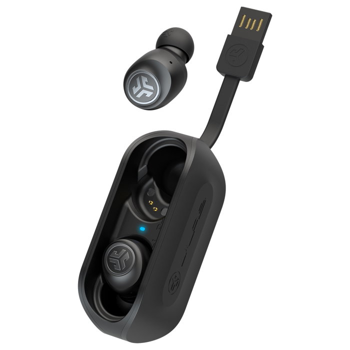 JLAB Audio Go Air True Wireless Bluetooth con estuche de carga, Black JLAB Audio Go Air True Wireless Bluetooth con estuche de carga, Black