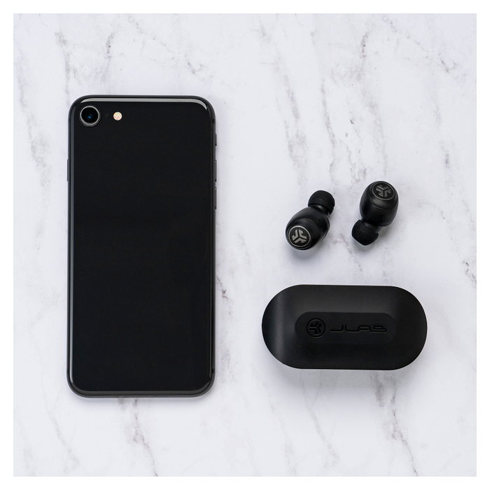 JLAB Audio Go Air True Wireless Bluetooth con estuche de carga, Black JLAB Audio Go Air True Wireless Bluetooth con estuche de carga, Black