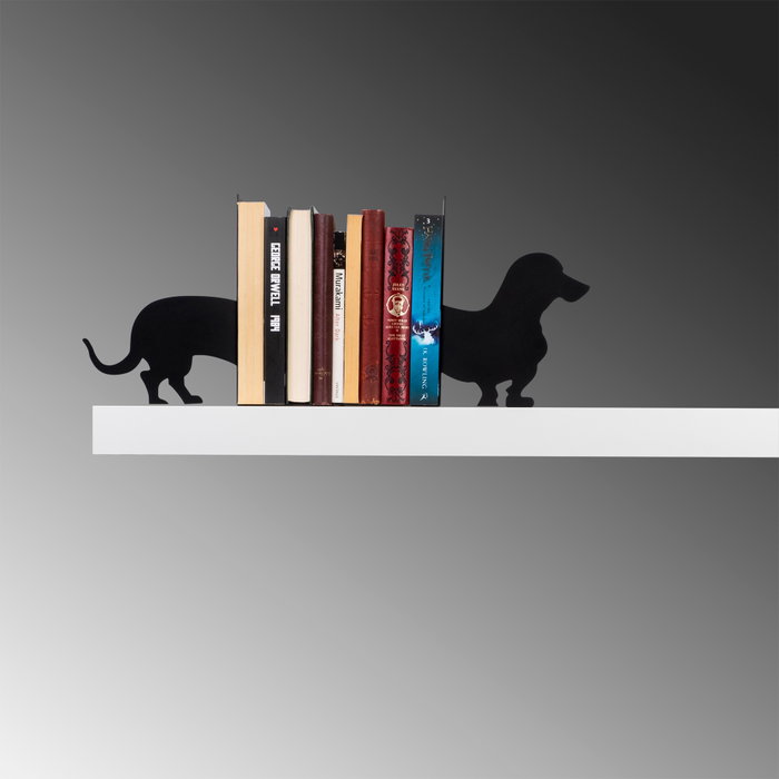 Aberto Design Kitap tutucu 4 Sujetalibros de Metal Negro