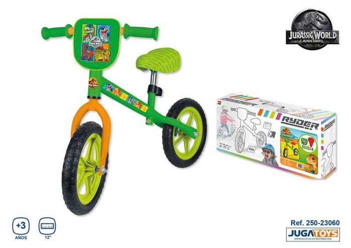 JugaToys Bicicleta sin pedales 12" Jurassic World