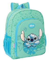 Safta Mochila Junior Adapt.Carro Stitch "Aloha" 32x38x12 cm