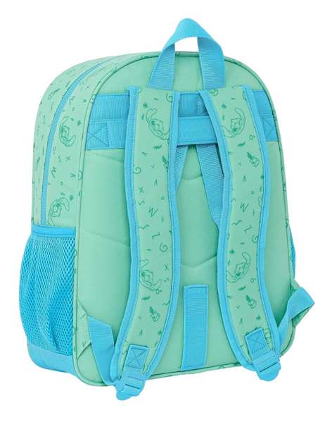 Safta Mochila Junior Adapt.Carro Stitch "Aloha" 32x38x12 cm
