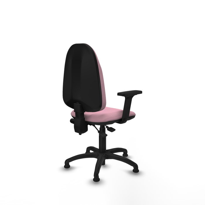 PIQUERAS Y CRESPO Silla de oficina Algarra Rosa con Brazos 2D PIQUERAS Y CRESPO Silla de oficina Algarra Rosa con Brazos 2D