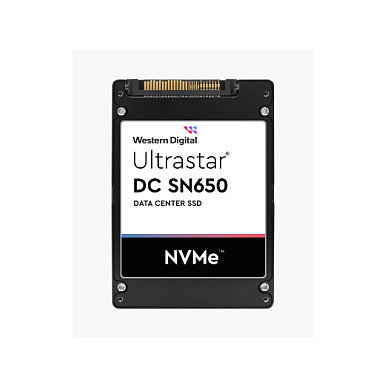 Western Digital Ultrastar DC SN650 15.4TB U.3 NVMe SSD PCIe 4.0 6500MB/s