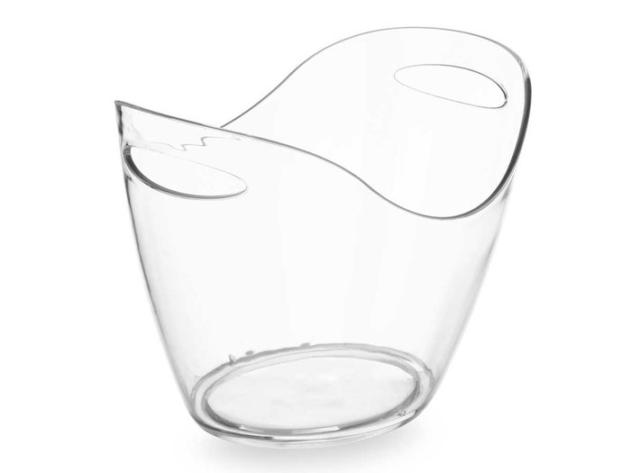 Kinvara Cubitera Botellas Doble Asa Diseño 8L Transparente 34.7x2x25.2 cm Plástico (Set de 6) Kinvara Cubitera Botellas Doble Asa Diseño 8L Transparente 34.7x2x25.2 cm Plástico (Set de 6)