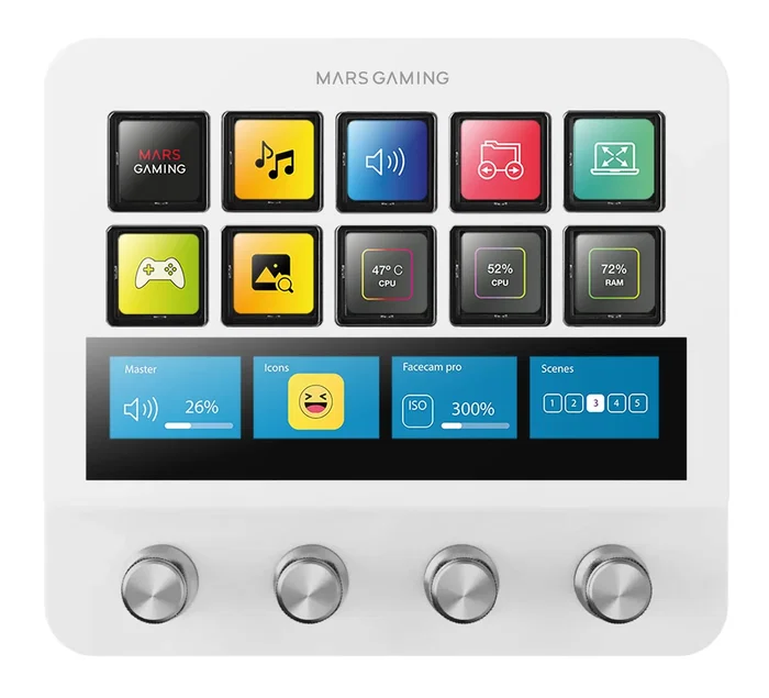 Mars Gaming MSD-PRO Blanco
