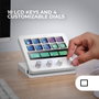 Mars Gaming MSD-PRO Blanco (10 Teclas LCD y 4 Diales)