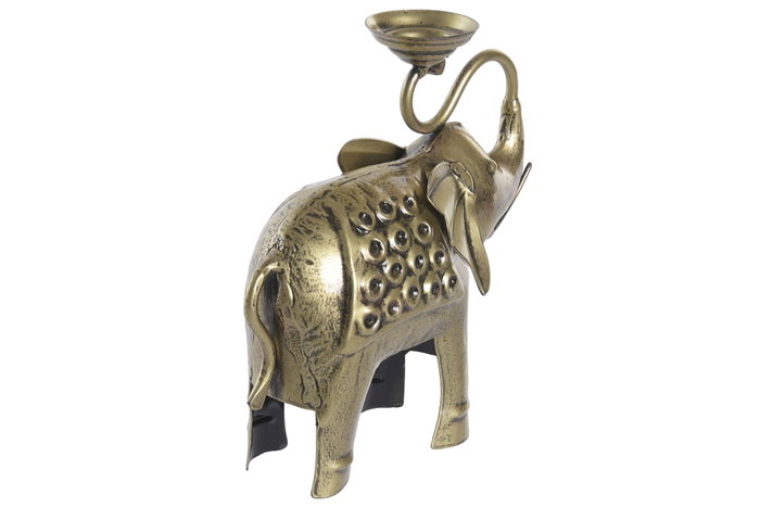 DKD Home Decor Portavela de Hierro Elefante Surtida