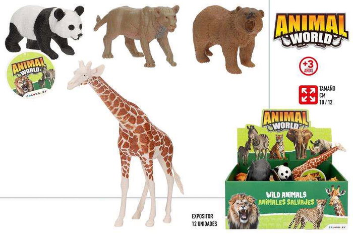 Color Baby Figura Animales Jungla 12 cm - Modelos Surtidos