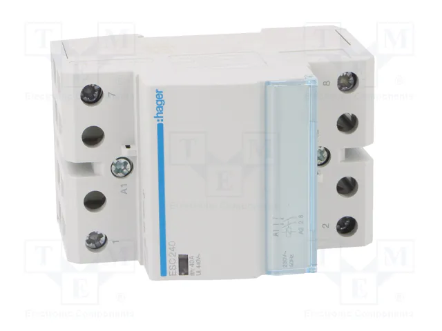 HAGER Contactor 2-polar ESC 40A 230VAC