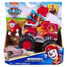 Spin Master Paw Patrol Vehículo de Rescate Wheels - Juego de Vehículos de Juguete 22.86x22.86x9.53 cm para Niños de 3 Años (Modelo Surtido)