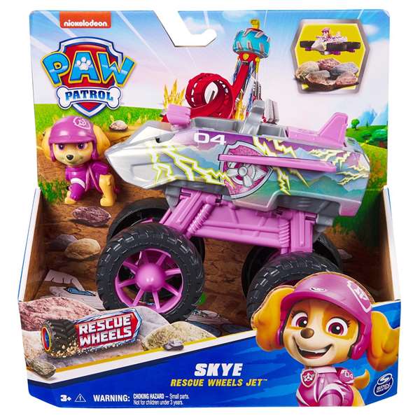 Spin Master Paw Patrol Vehículo de Rescate Wheels - Juego de Vehículos de Juguete 22.86x22.86x9.53 cm para Niños de 3 Años (Modelo Surtido)