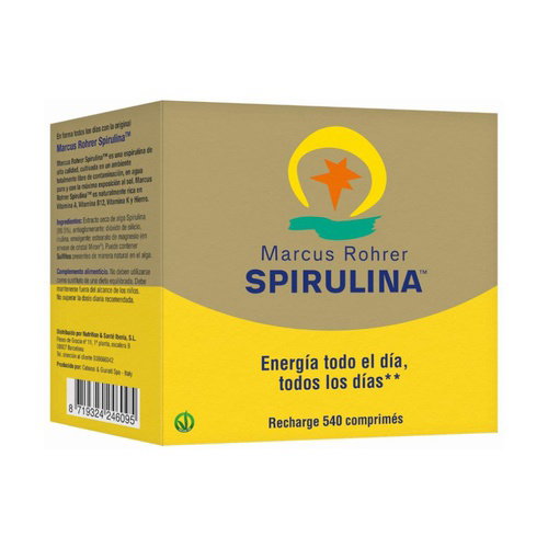 MARCUS ROHRER Spirulina Recarga 540 comprimidos MARCUS ROHRER Spirulina Recarga 540 comprimidos