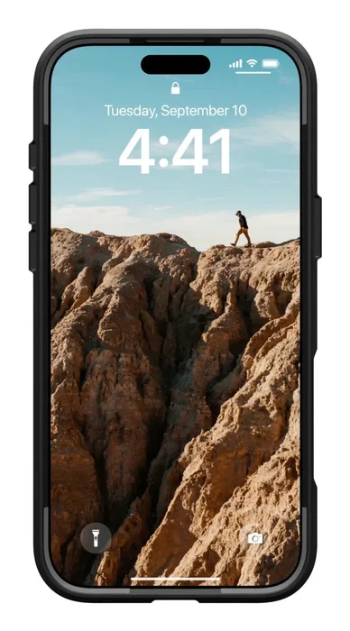 Urban Armor Gear Civilian Funda para iPhone 16 Pro Max MagSafe 17,5 cm (6.9") Resistente a Impactos y Caídas - Color Burdeos