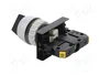SPAMEL Interruptor rotativo ST22 de 2 posiciones, 22mm, NA, negro