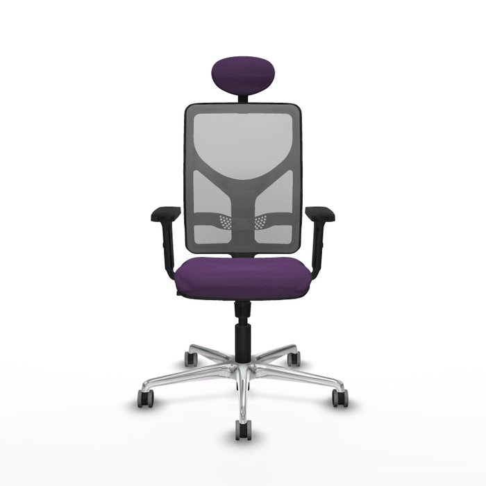 PIQUERAS Y CRESPO Silla de oficina Motilla con mecanismo Sincro, Morado y Gris PIQUERAS Y CRESPO Silla de oficina Motilla con mecanismo Sincro, Morado y Gris