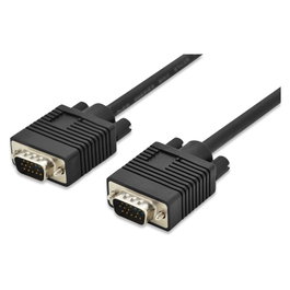 Digitus Cable de Monitor VGA 3 m Negro - Conector VGA (D-Sub) Macho a VGA (D-Sub) Macho, Resolución 1280x1024