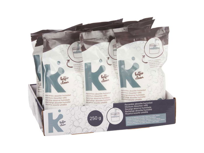 Kipit Bolas Recambio Absorbe Humedad 250 g 12x3x20.5 cm (Set de 24)