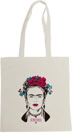 CAMPO DAS REDES Bolsa Frida Kahlo Natural