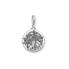 Thomas Sabo Charm de Plata de Ley 925 con Gemas de Vitrocerámica