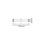 Ledvance Kit Tubos LED Impermeable 2x120 cm para Instalación con Conectores sin Herramientas, Cable 5x2.5 mm², Incluye Prensasestopas