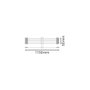 Ledvance Kit Cableado Continuo Impermeable 2 Tubos 120cm Damp Proof Housing Gen 2
