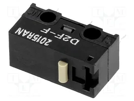 Aratas (Formerly Omron Components) Microconmutador SNAP ACTION D2F-F SPDT sin palanca