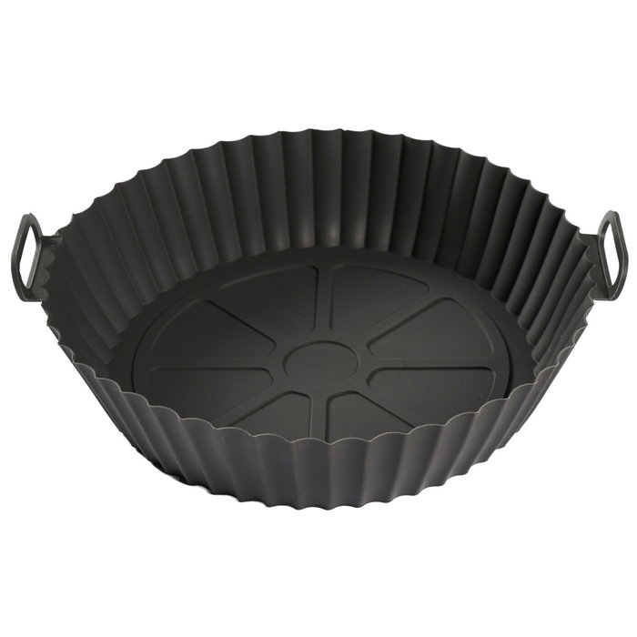 Cook Concept Molde redondo de silicona para Freidora de Aire, diámetro 20 cm x altura 5 cm Cook Concept Molde redondo de silicona para Freidora de Aire, diámetro 20 cm x altura 5 cm