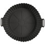 Cook Concept Molde redondo de silicona para Freidora de Aire, diámetro 20 cm x altura 5 cm
