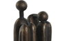 Sujetalibros Moderno DKD Home Decor Marron Oscuro Dorado 5.2 x 22.5 x 9 cm Set de 2