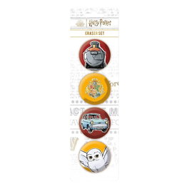 Pyramid International Pack de 4 gomas Harry Potter