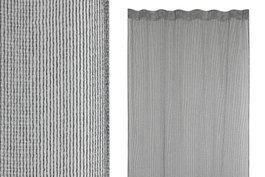 DKD Home Decor Cortina de Rejilla Gris 140x260x260 cm