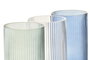 DKD Home Decor Set de 12 Jarrones de Cristal Surtidos en Turquesa, Azul y Transparente