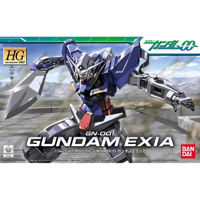 Bandai Hobby HG 1/144 Gundam Exia (GN-001) Maqueta Mobile Suit Gundam 00 High Grade Kit de Modelismo