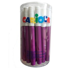 Carioca Rotulador Jumbo Punta Gruesa Lila Bote 30 Unidades