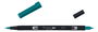 Tombow Rotulador Doble Punta Pincel ABT-379 - Color Jade Green