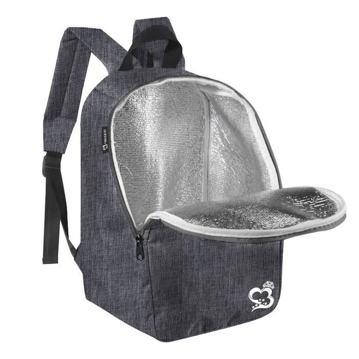 Marbueno Mochila Nevera Poliester Color Gris 36x23x19 cm Camping y Playa MARBUENO SUMMER 10161G