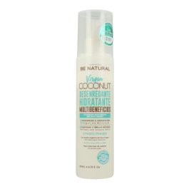 Be Natural Tratamiento Desenredante Virgin Coconut Antifrizz Cabello Suave y Brillante con Aceite de Coco Virgen 200ml