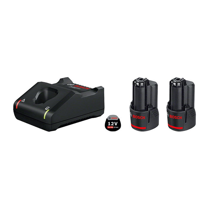Bosch Professional 1600A019R8 Conjunto Básico 2 Baterías 12V 2.0Ah + Cargador Gal 12V - En Caja de Cartón Bosch Professional 1600A019R8 Conjunto Básico 2 Baterías 12V 2.0Ah + Cargador Gal 12V - En Caja de Cartón