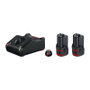Bosch Professional Kit de Batería GAL 12V-40 con 2 Baterías de 2.0 Ah y Cargador