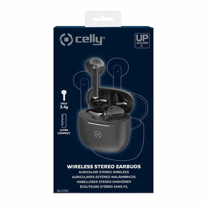 Celly Auriculares Inalámbricos True Wireless Celly True Wireless Buz 2 - Negro