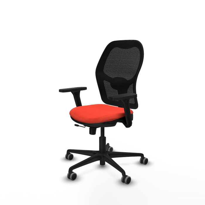 PIQUERAS Y CRESPO Silla de oficina Jorquera Naranja oscuro y Negro