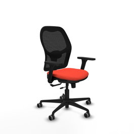 PIQUERAS Y CRESPO Silla de oficina Jorquera Naranja oscuro y Negro