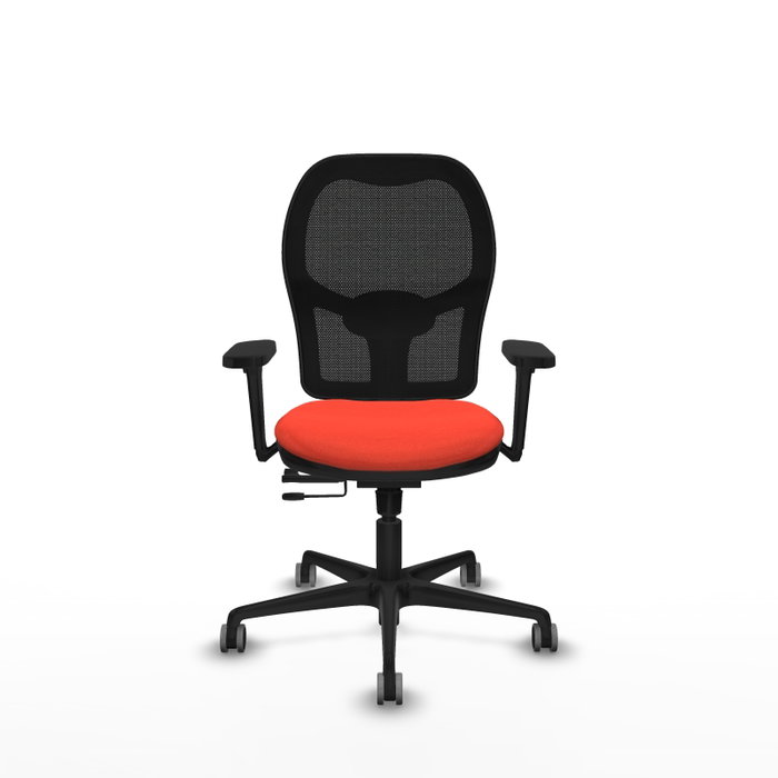 PIQUERAS Y CRESPO Silla de oficina Jorquera Naranja oscuro y Negro