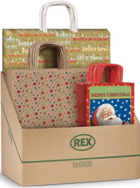 SADOCH REX 100 Bolsas Surtidas con Diseño de Navidad